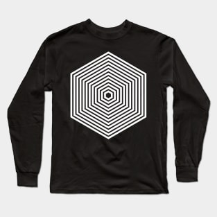 Retro Hex. Long Sleeve T-Shirt